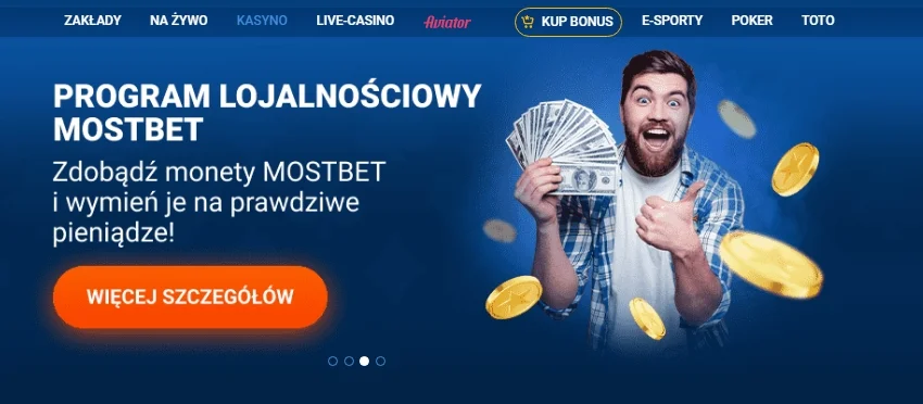 Strona internetowa Mostbet